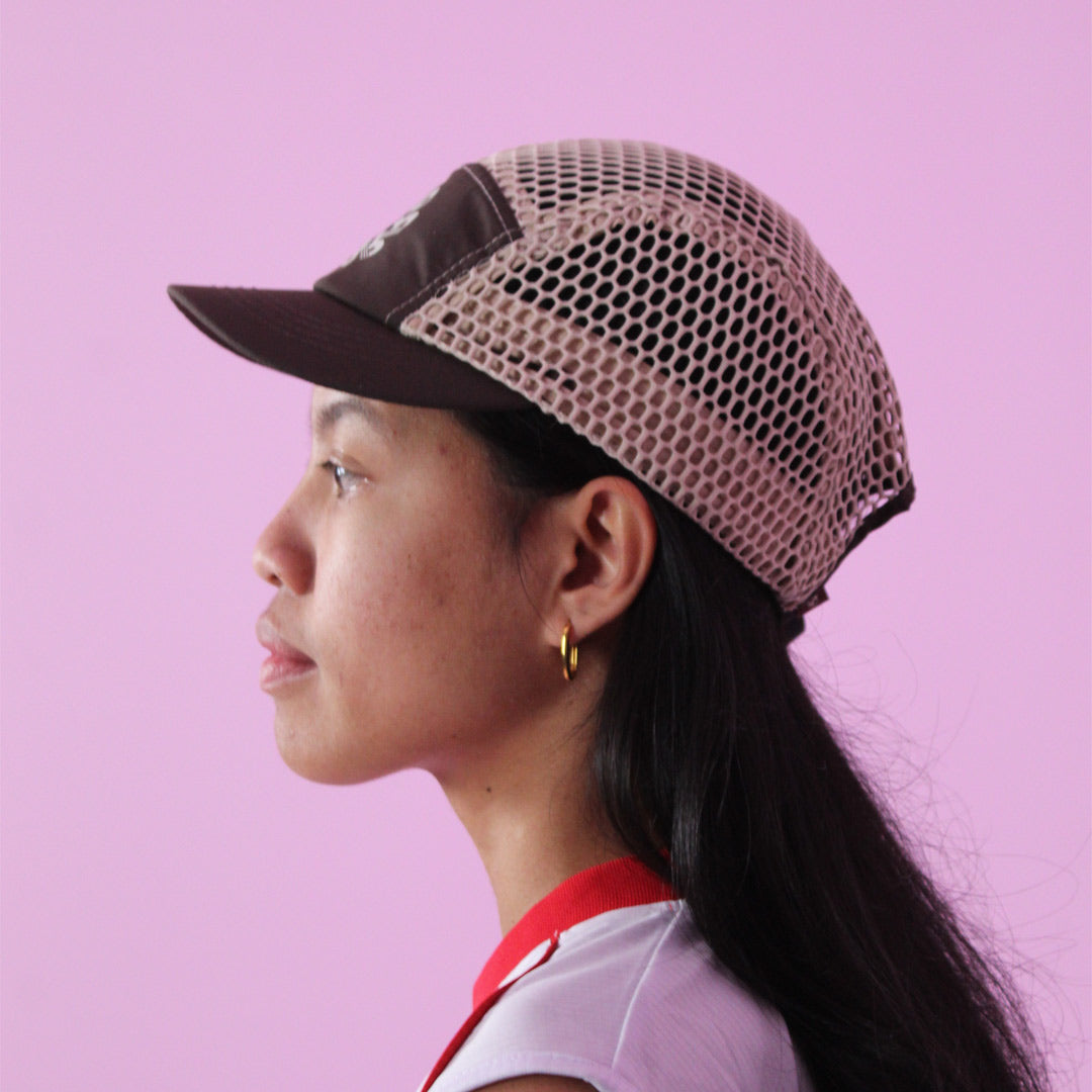 Ultra Mesh Cap - Brown & Cream