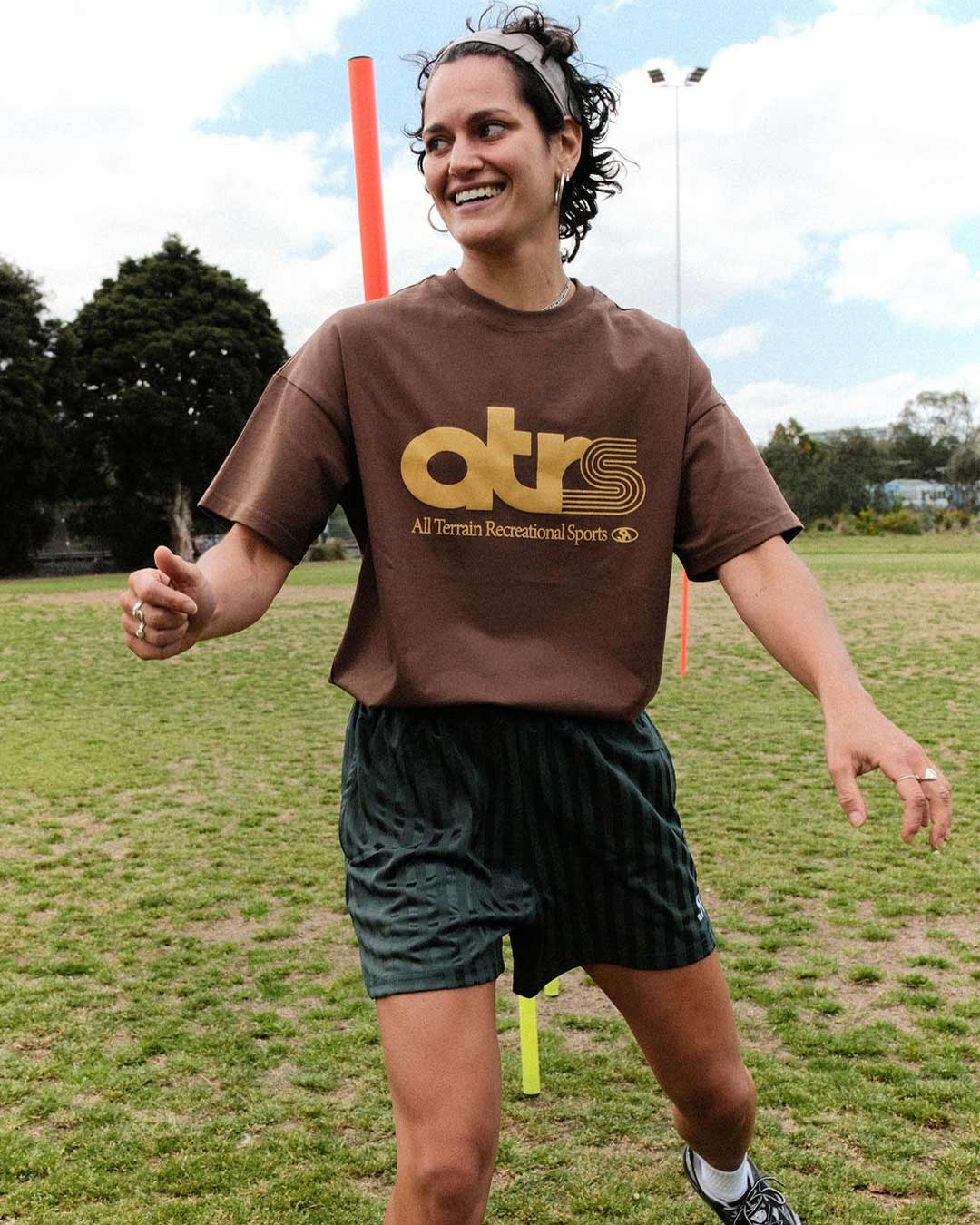 ATRS Cotton Tee - Pecan Brown