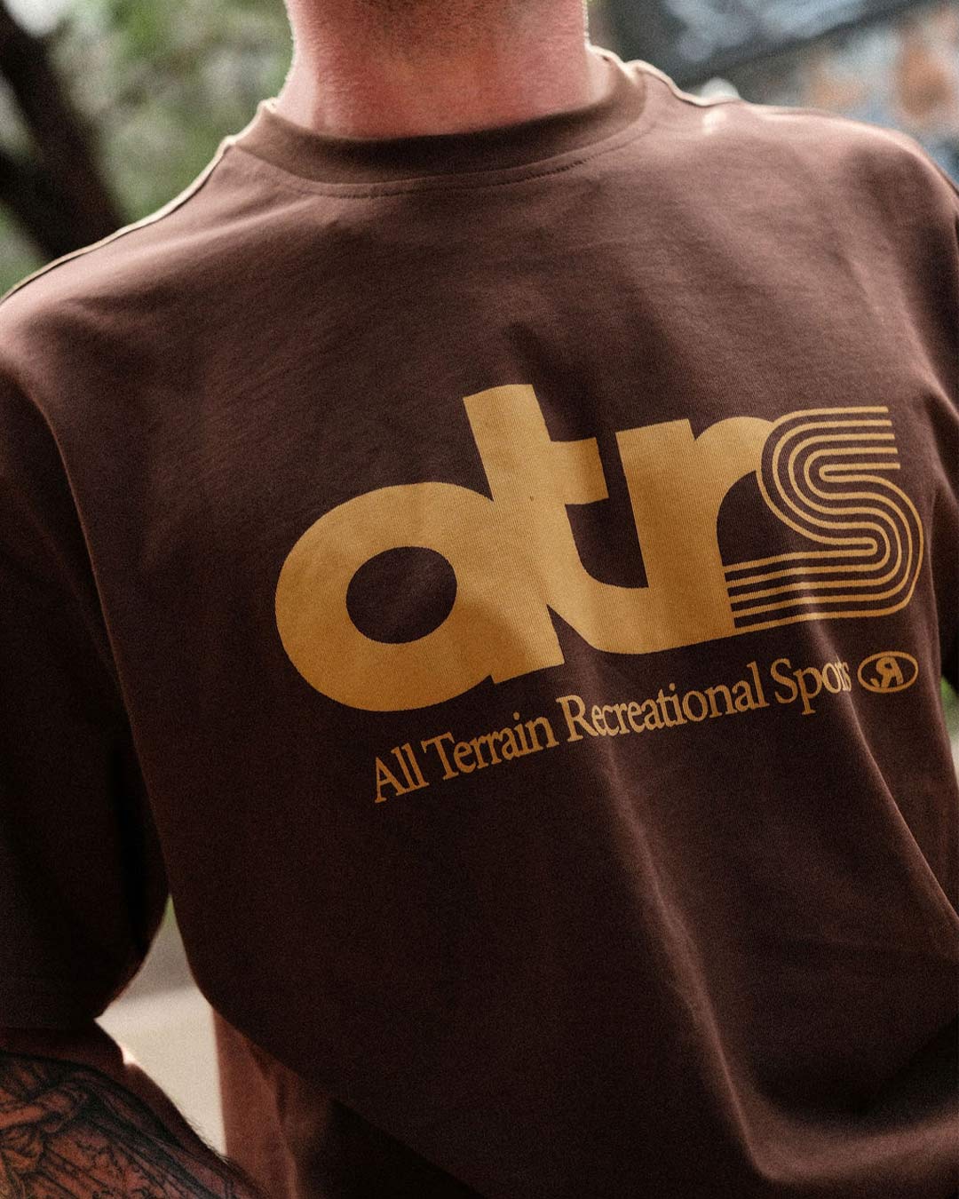 ATRS Cotton Tee - Pecan Brown