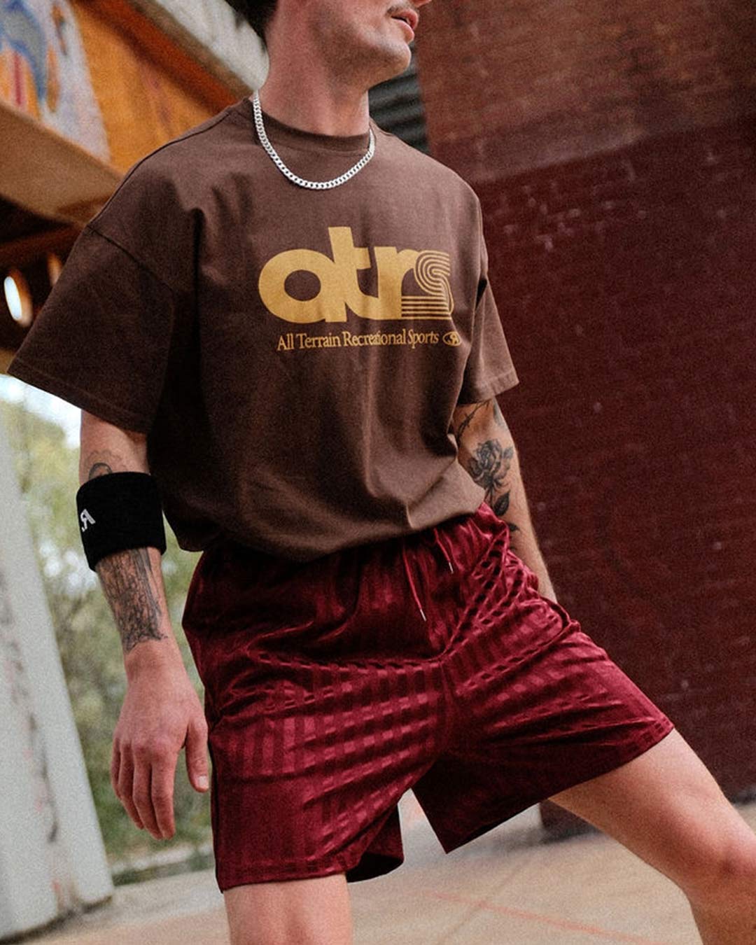 ATRS Cotton Tee - Pecan Brown