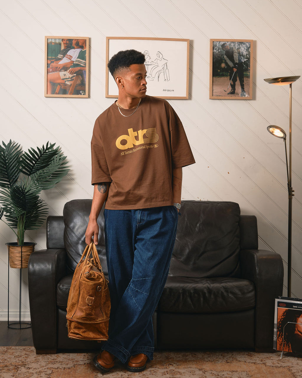 ATRS Cotton Tee - Pecan Brown