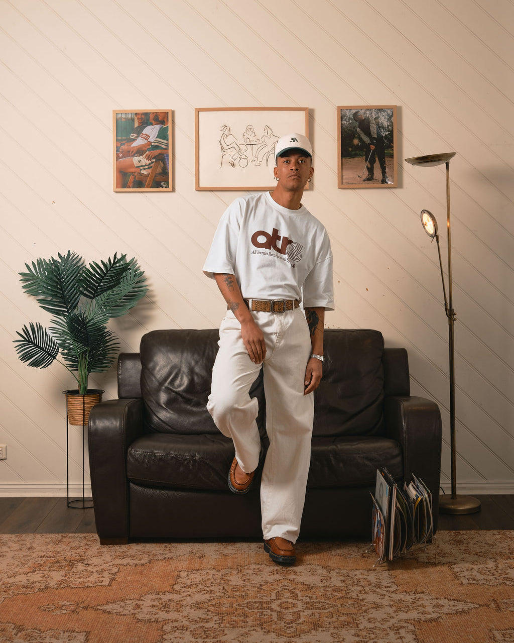 ATRS Cotton Tee - Pearl White