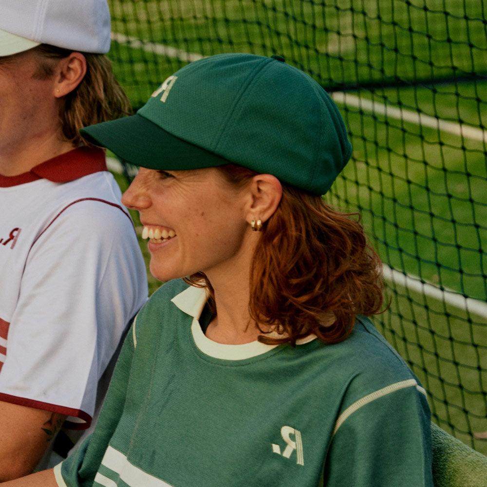 R.SPORT Tennis Hat - Green/Cream