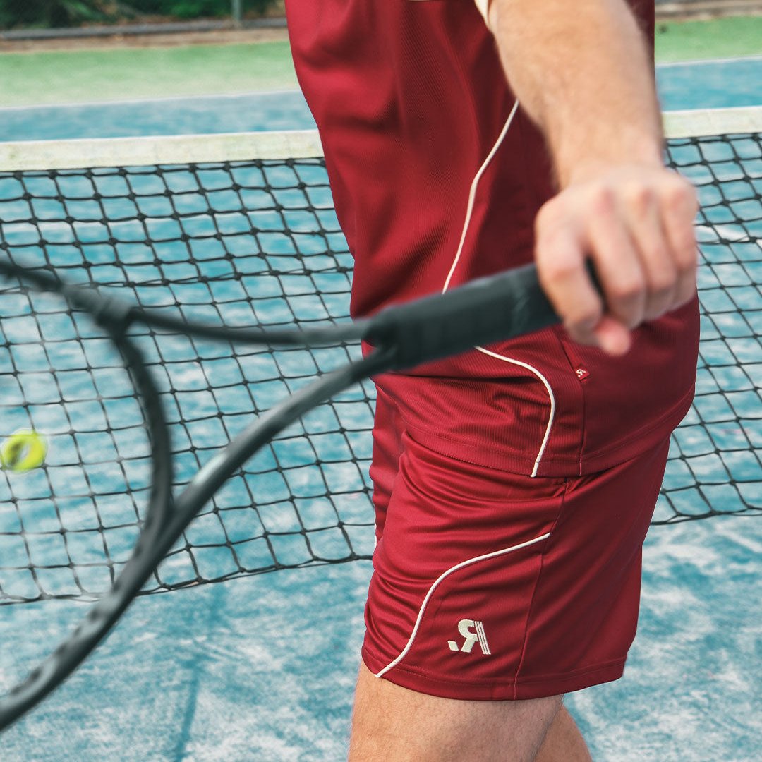 R.SPORT Tennis Shorts - Maroon