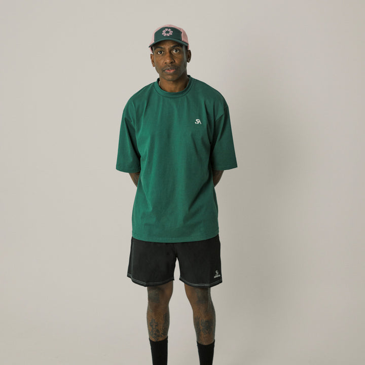 R.SPORT Classic Logo Tee - Emerald Green
