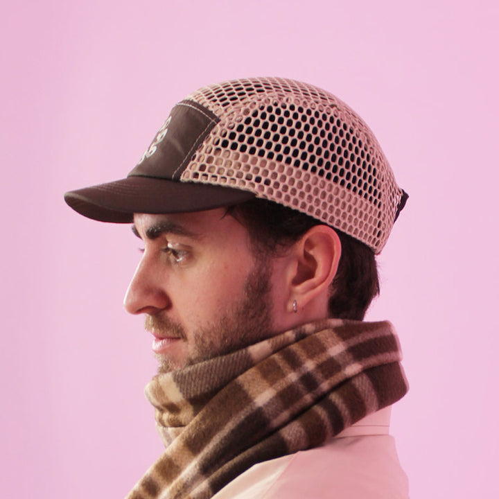 Ultra Mesh Cap - Brown & Cream