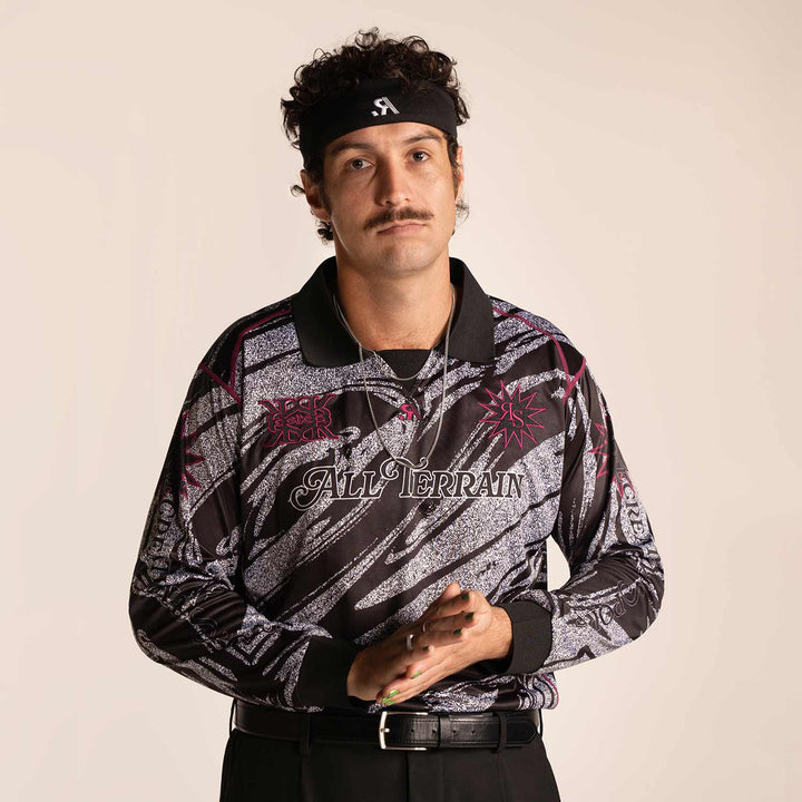R.SPORT ATRS - Asphalt Marble Long Sleeve Jersey