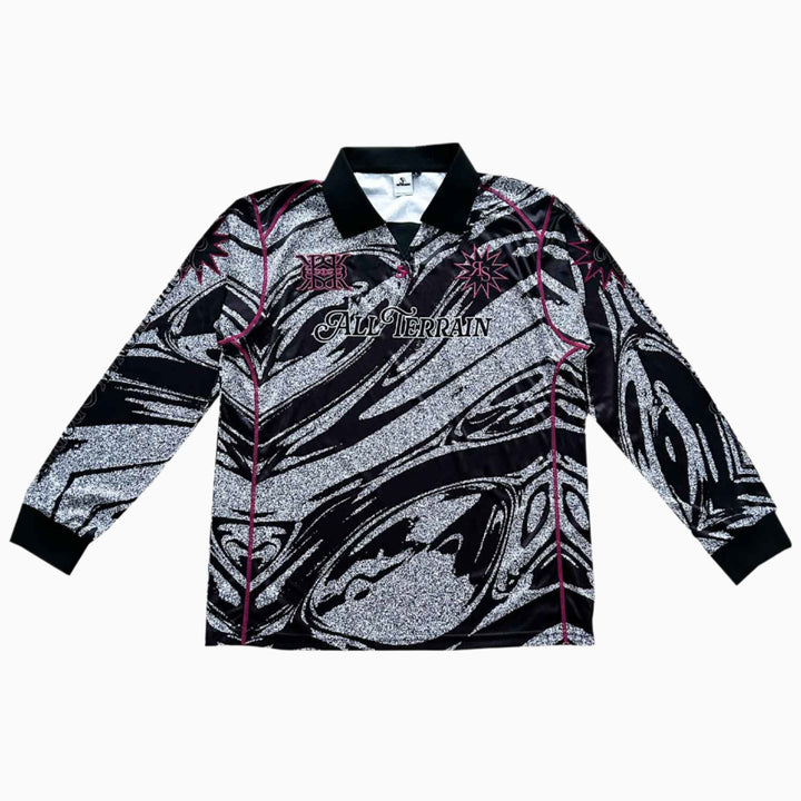 R.SPORT ATRS - Asphalt Marble Long Sleeve Jersey