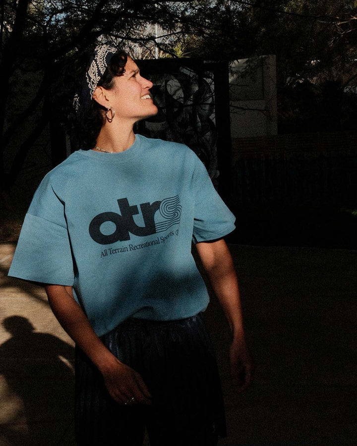 ATRS Cotton Tee - Capri Blue