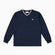 R.SPORT V-neck Long Sleeve Tee - Deep Blue