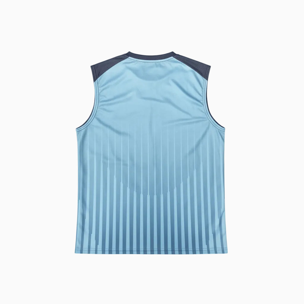 R.SPORT Tennis Sleeveless Top - Sky Blue/Navy