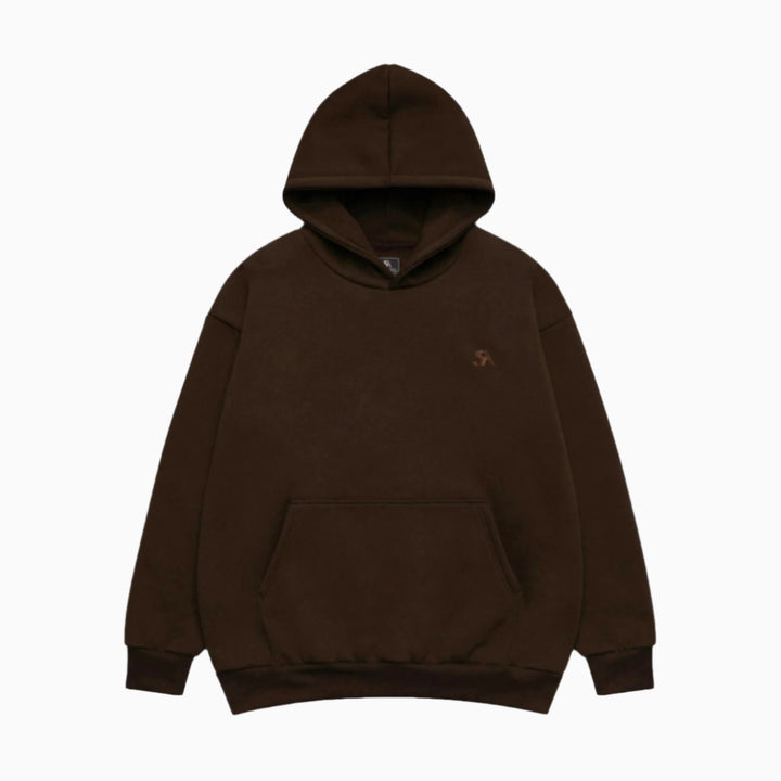 R.SPORT Classic Logo Hoodie - Chocolate Brown