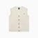 Buttoned Knit Vest - Cannoli Cream