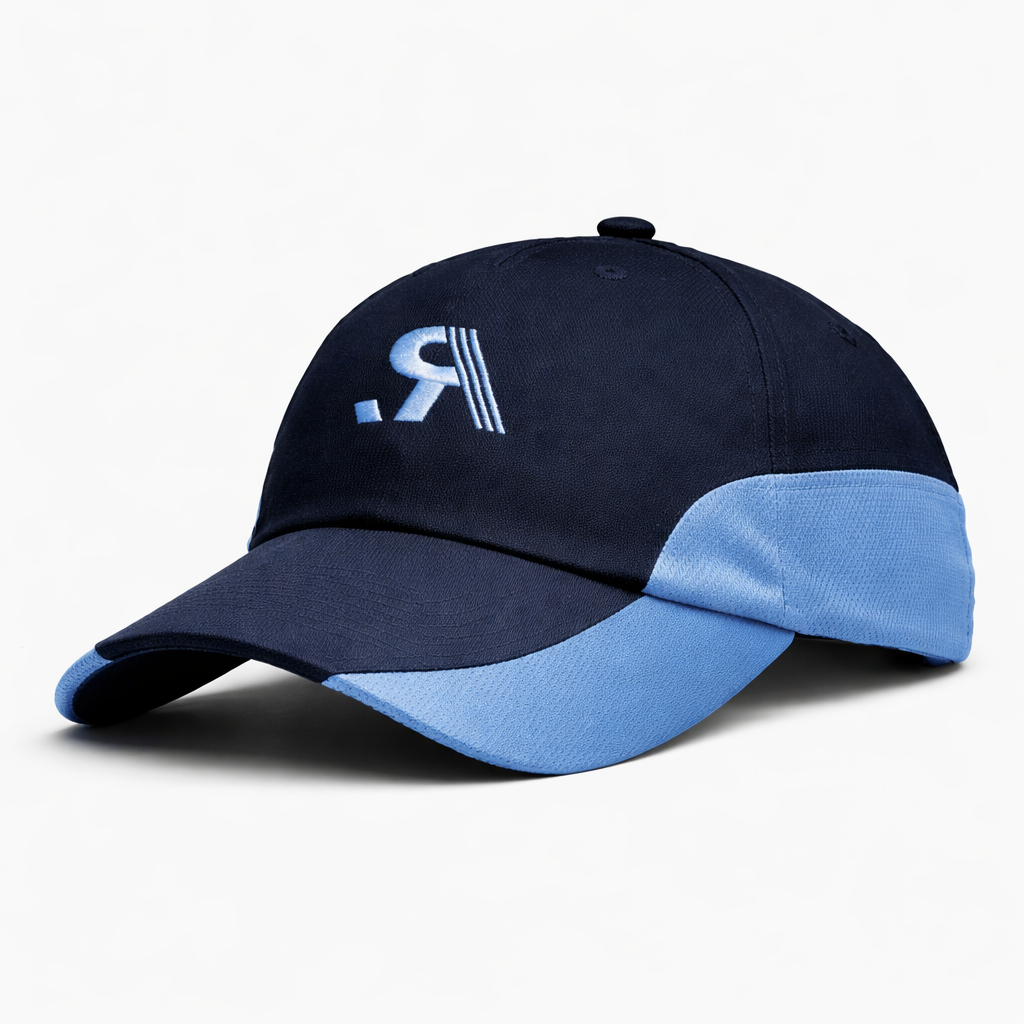 R.SPORT Tennis Hat - Navy/Sky Blue