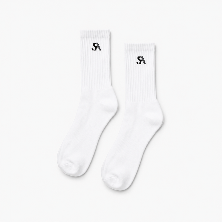 R.SPORT Classic Logo Sock - White