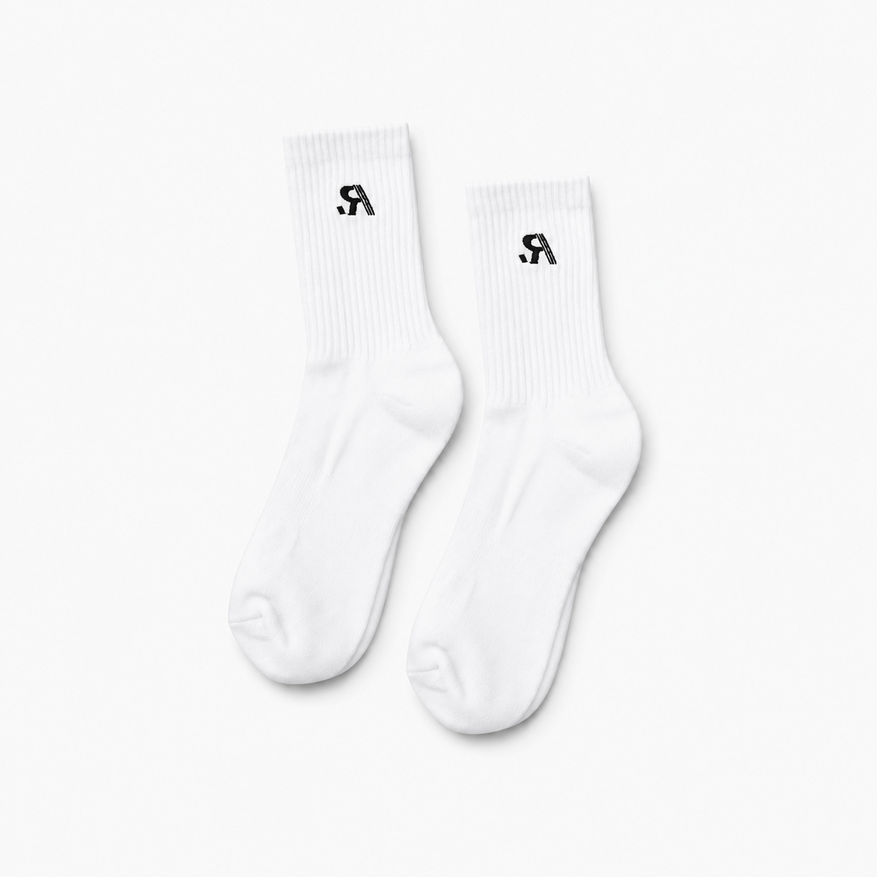 R.SPORT Classic Logo Sock - White