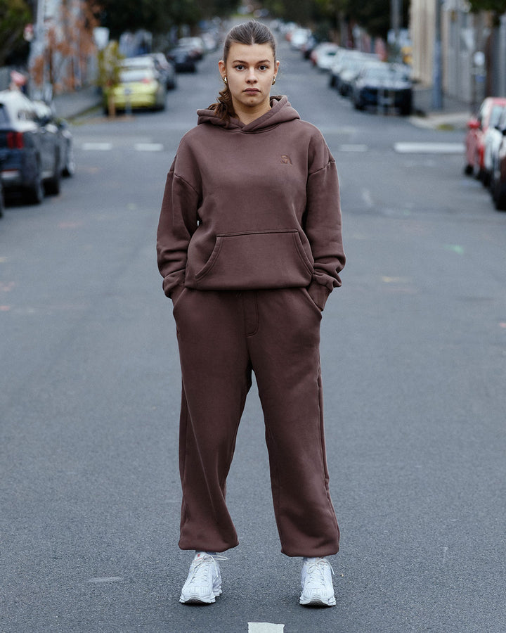 R.SPORT Classic Logo Trackpant - Espresso