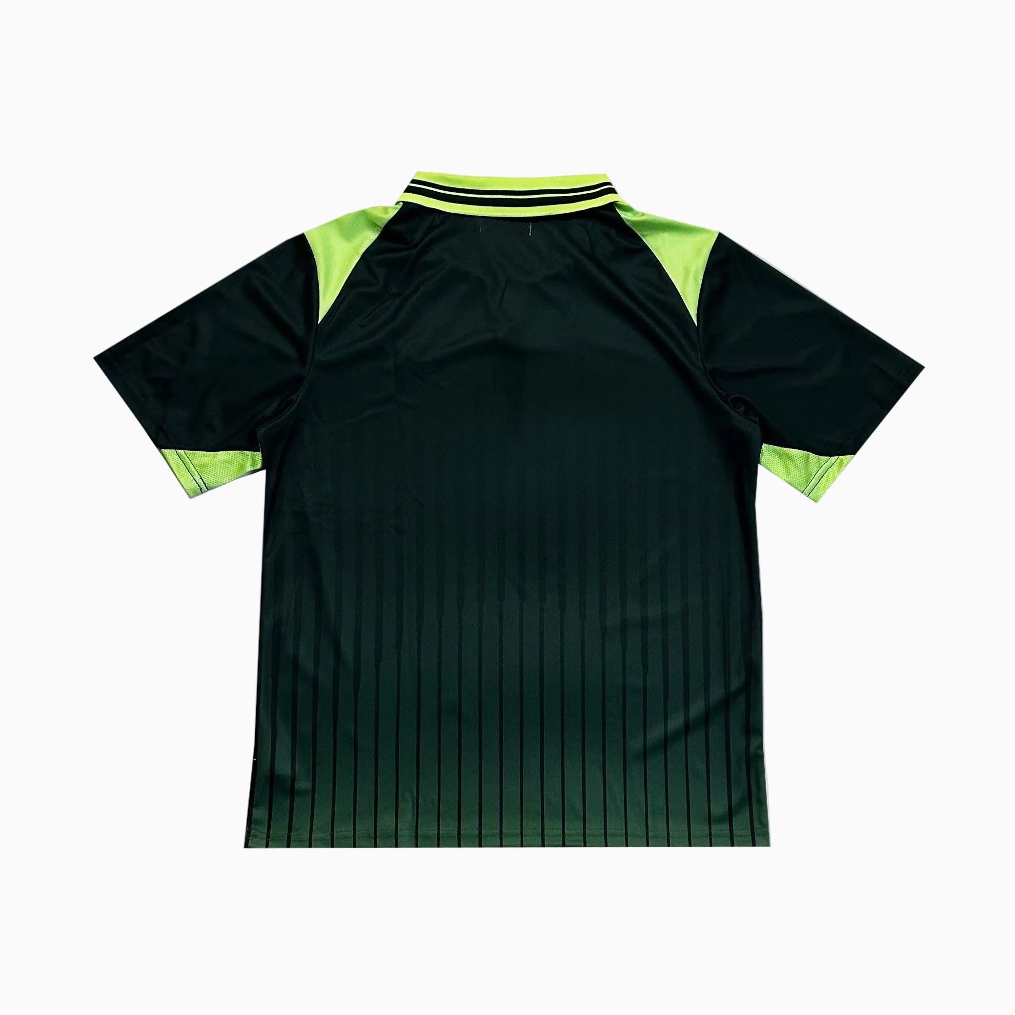 R.SPORT Tennis Polo - Dark Green/Lime