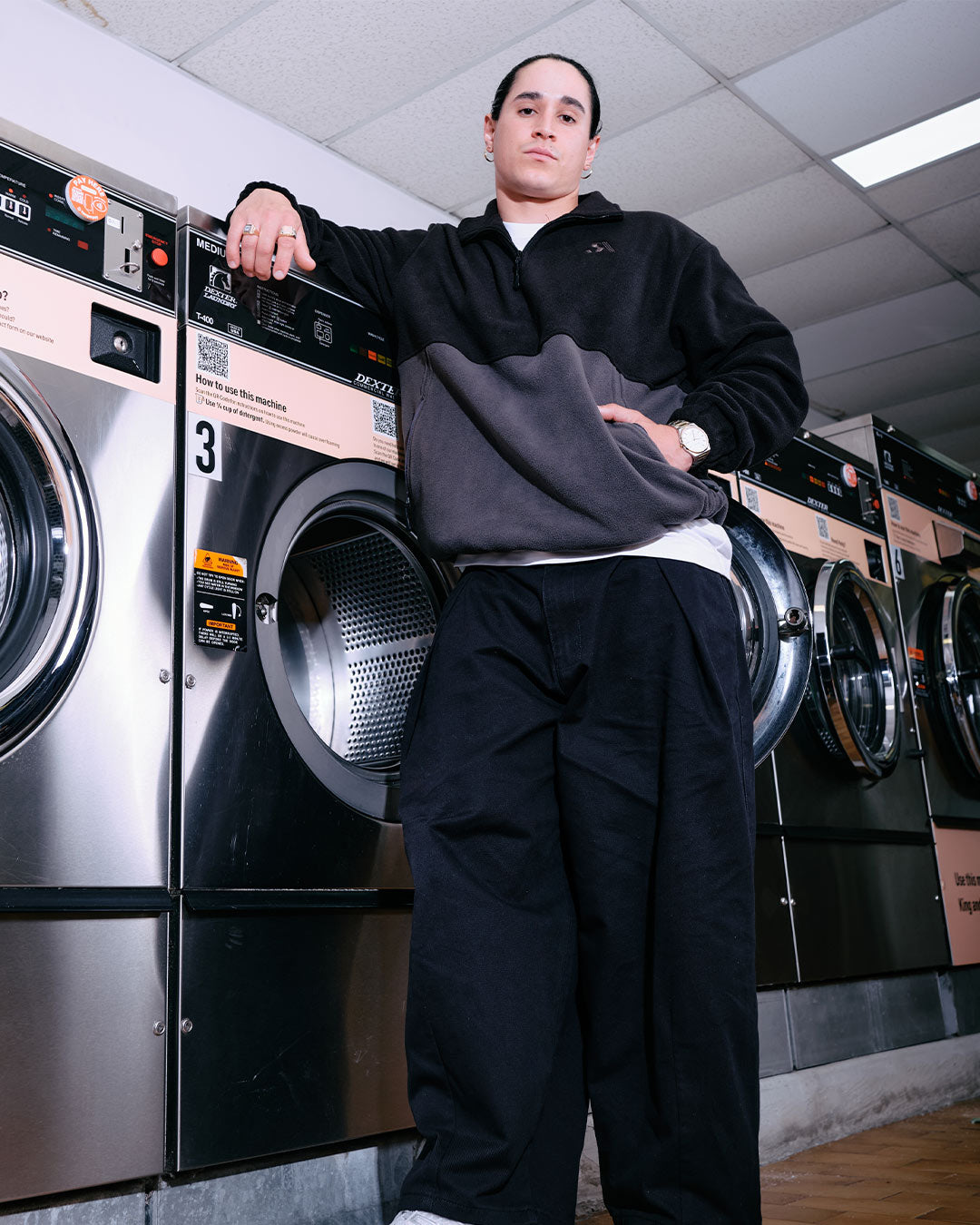'ALL SPORTS' 1/4 Zip Polar Fleece Pullover