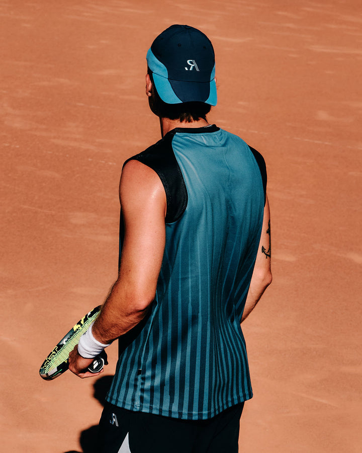 R.SPORT Tennis Hat - Navy/Sky Blue