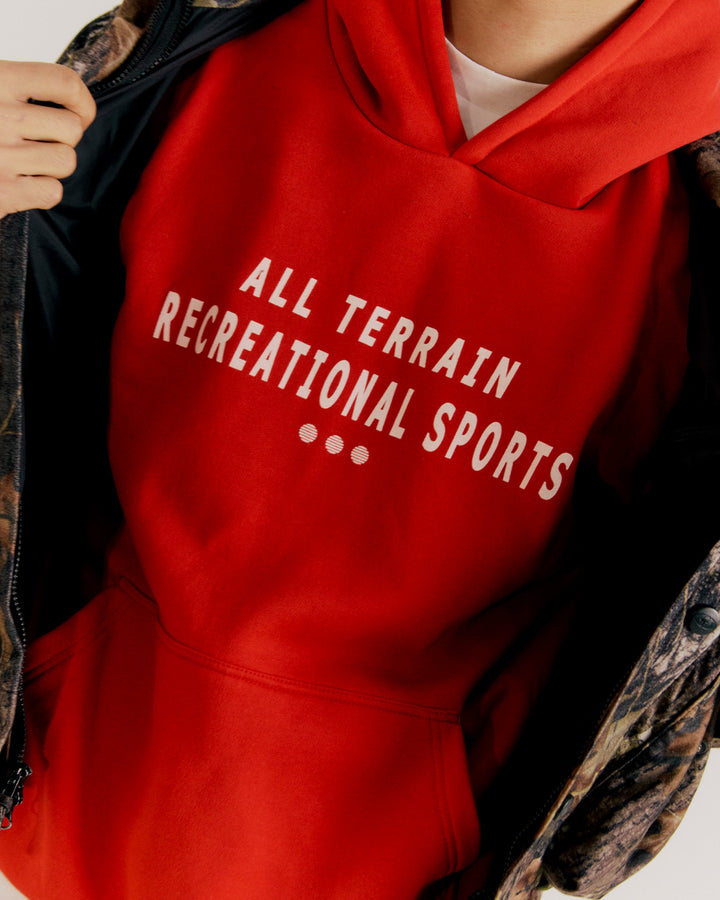 R.SPORT ATRS Logo Hoodie - Racing Red