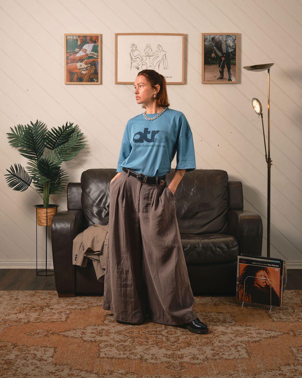 ATRS Cotton Tee - Capri Blue