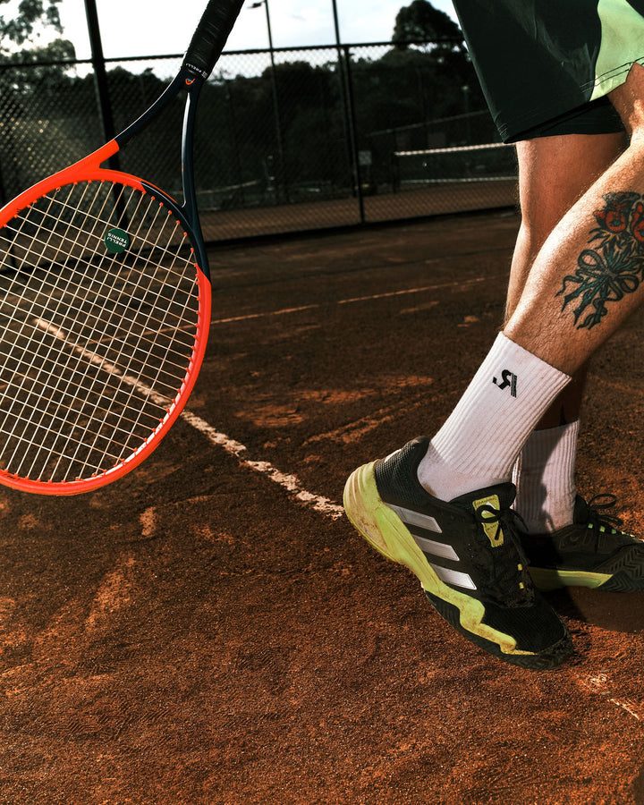 R.SPORT Classic Logo Sock - White
