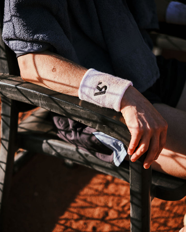 R.SPORT Wrist Sweatband Pair - White