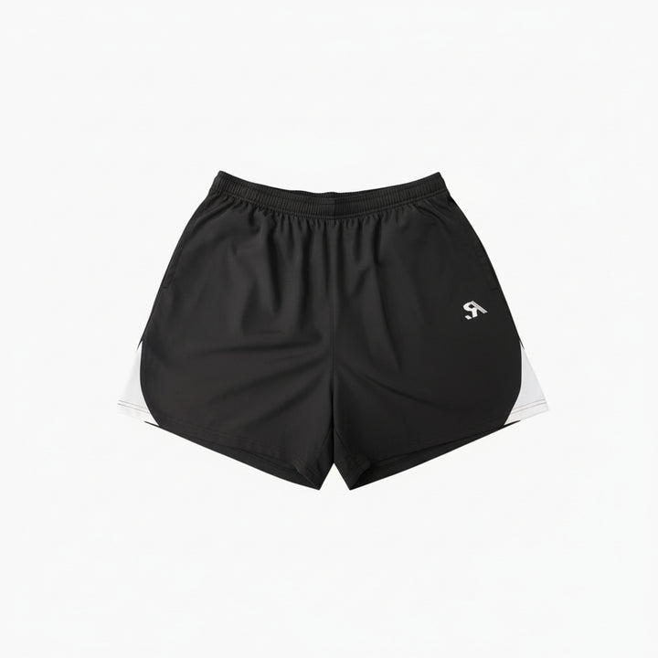 R.SPORT Tennis Shorts - Black/White