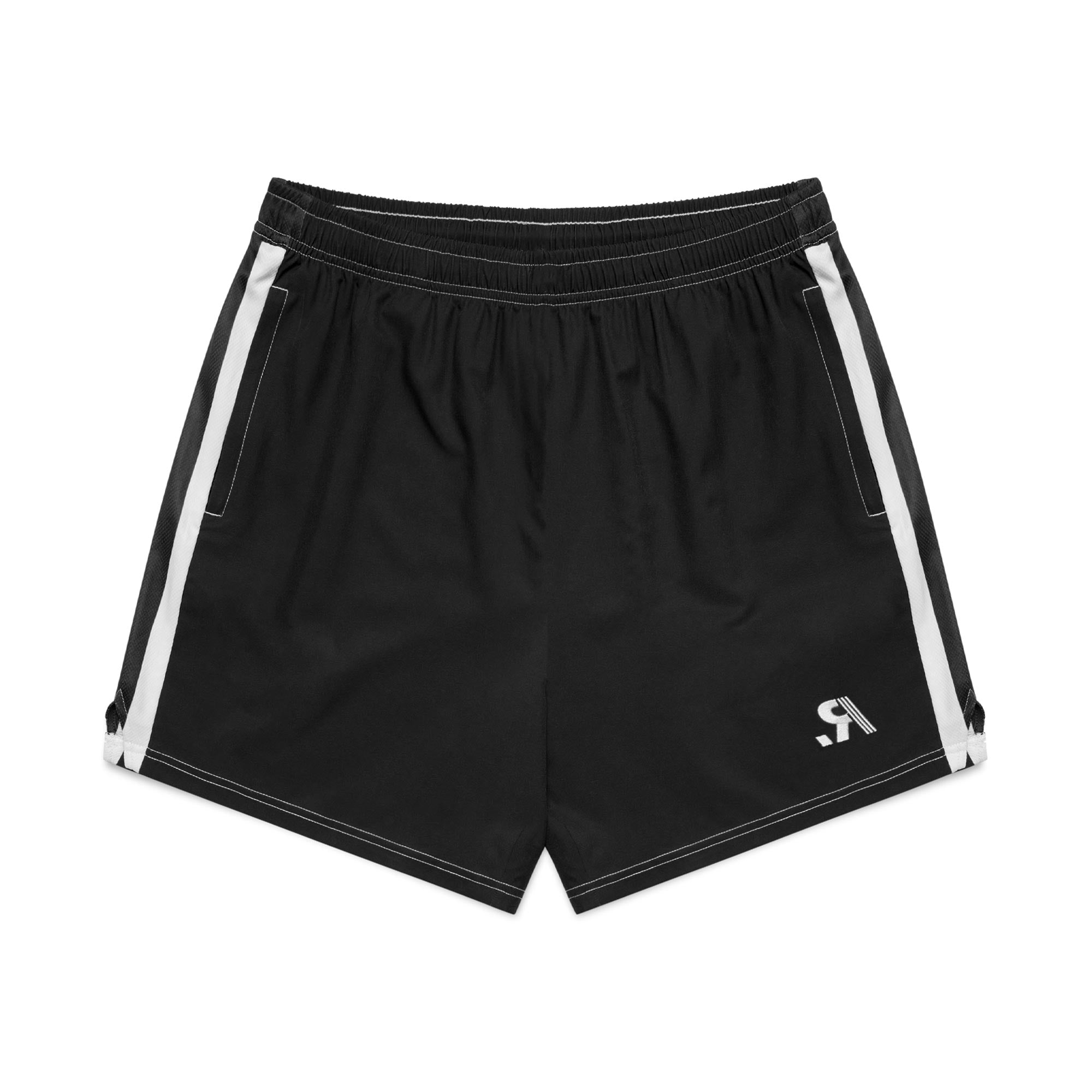 R.SPORT Tennis Shorts - Black/White