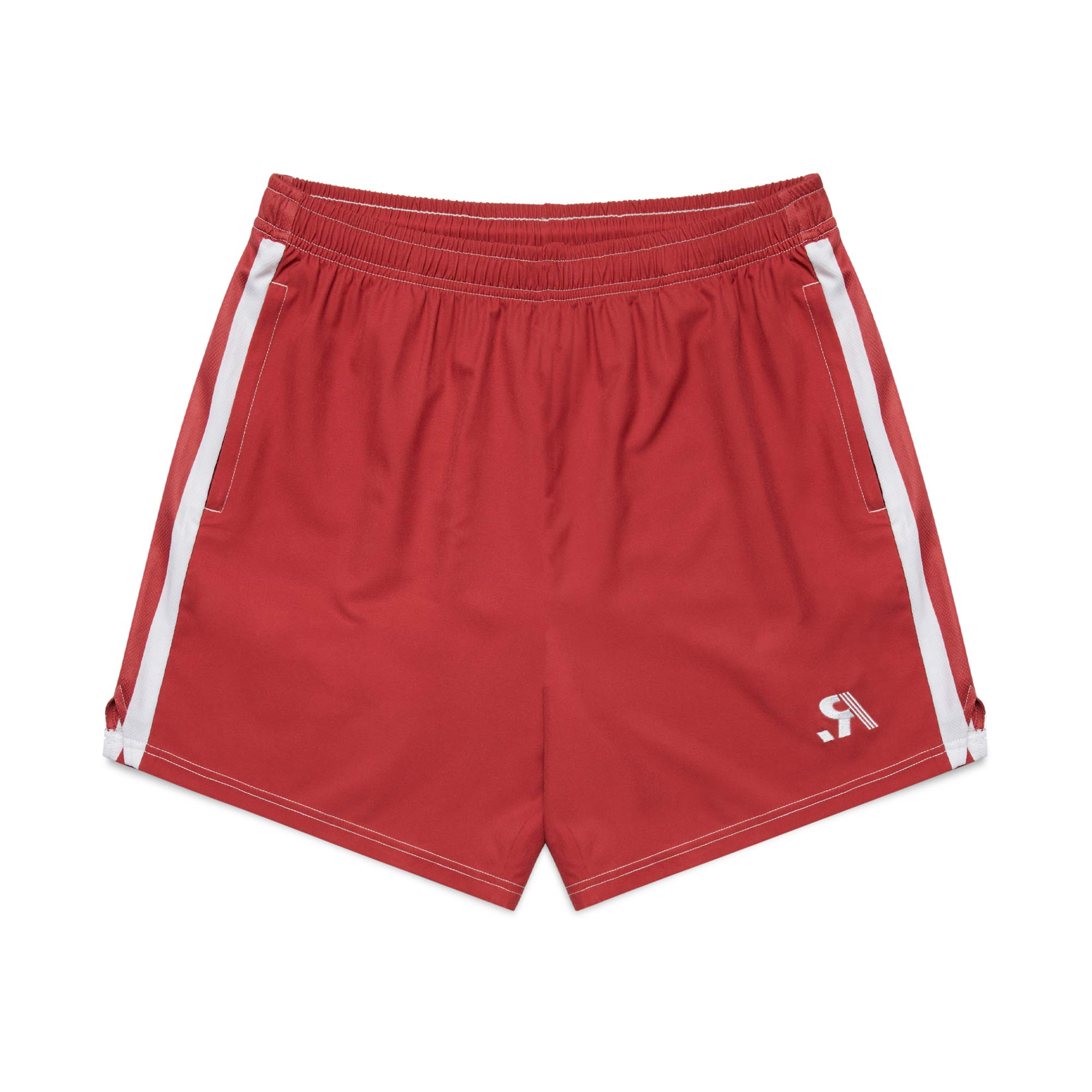 R.SPORT Tennis Shorts - Red/White