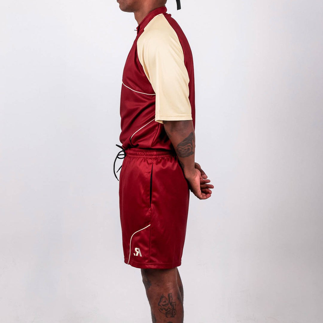 R.SPORT Tennis Shorts - Maroon