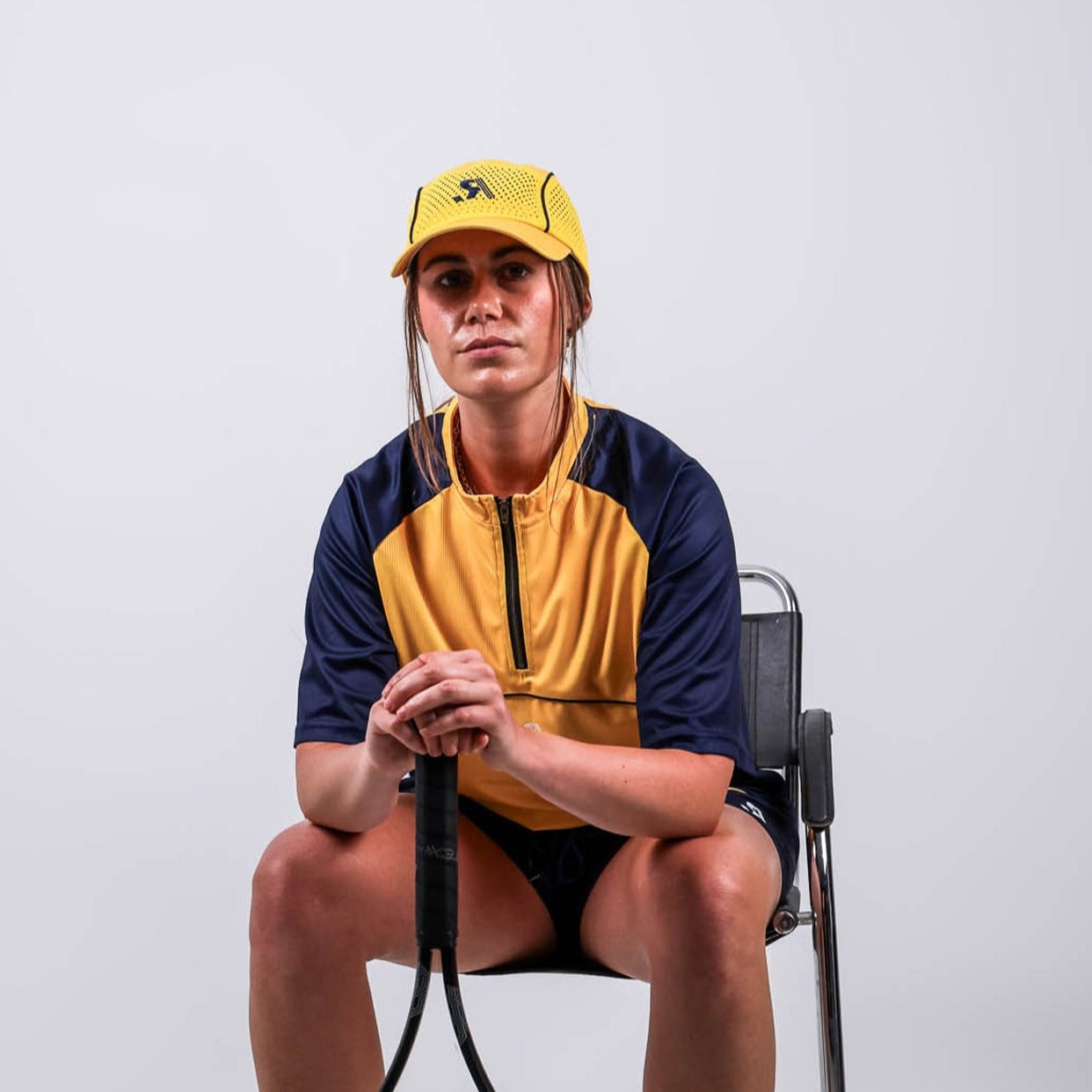 R.SPORT Tennis Hat - Yellow/Navy