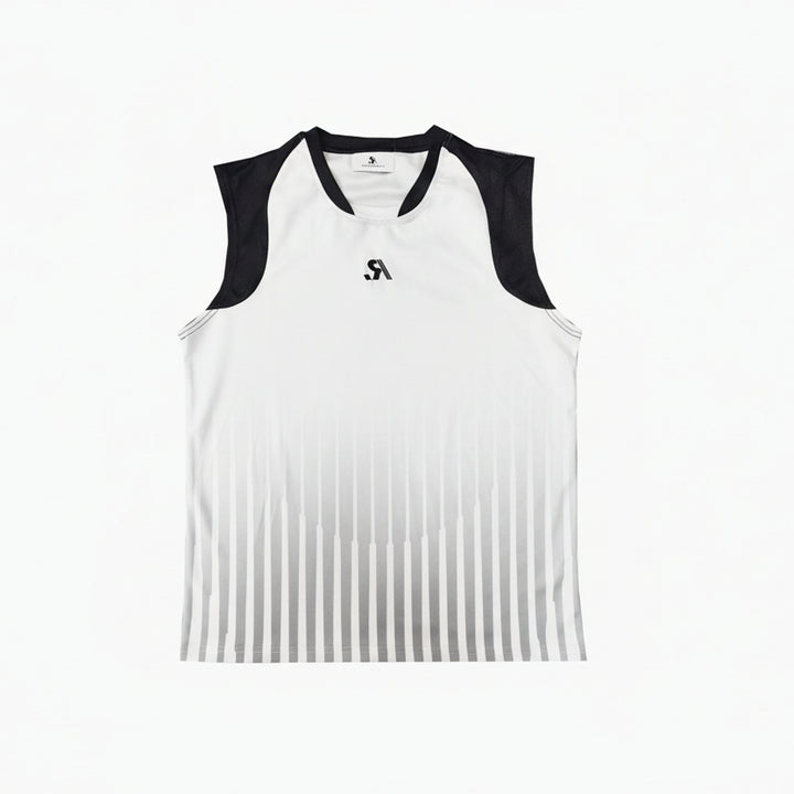 R.SPORT Tennis Sleeveless Top - White/Black
