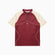 R.SPORT Tennis 1/4 Zip Top - Maroon/Cream