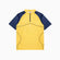 R.SPORT Tennis 1/4 Zip Top - Yellow/Navy