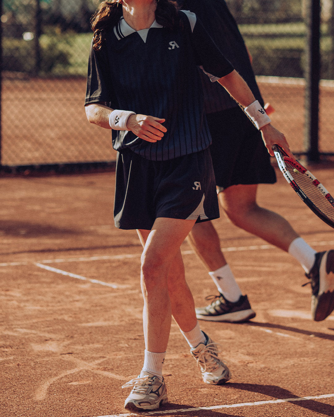 R.SPORT Tennis Shorts - Navy/Sky Blue