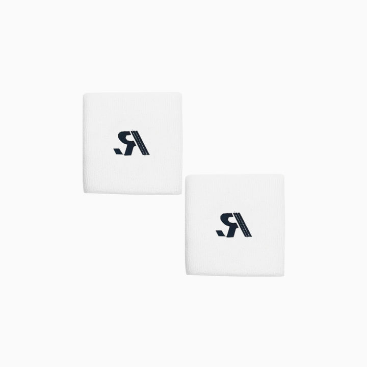 R.SPORT Wrist Sweatband Pair - White