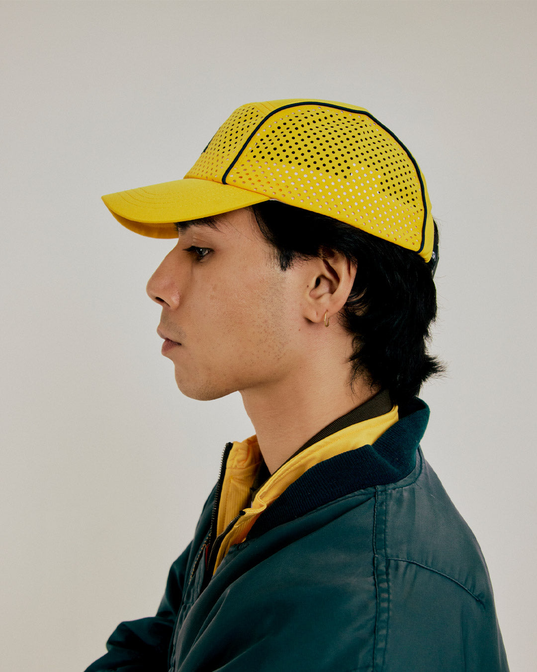 R.SPORT Tennis Hat - Yellow/Navy
