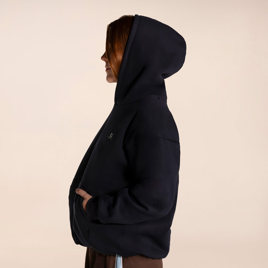 R.SPORT Classic Logo Hoodie - Navy Blue