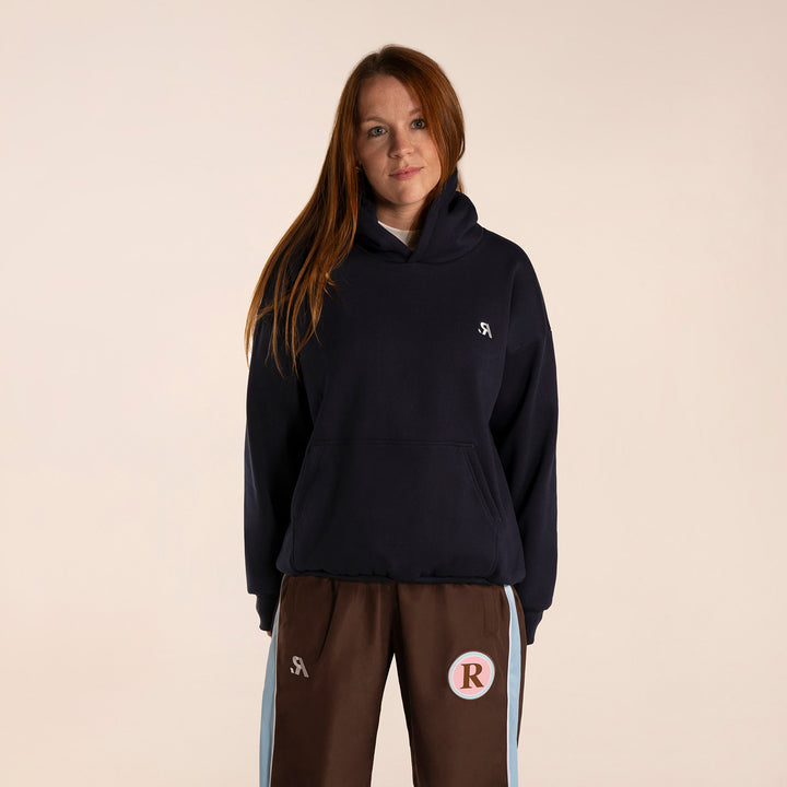 R.SPORT Classic Logo Hoodie - Navy Blue