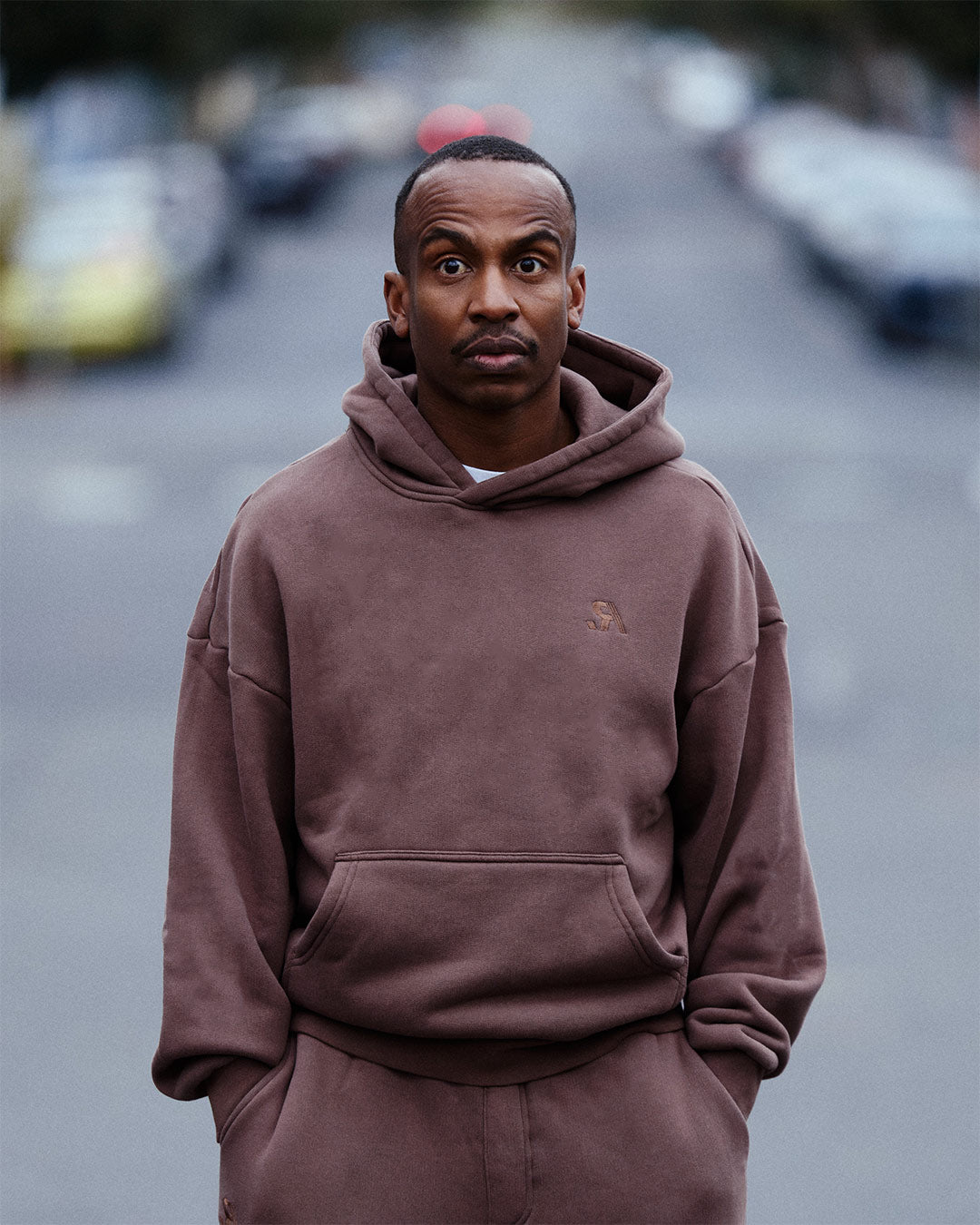 R.SPORT Classic Logo Hoodie - Espresso