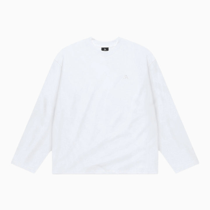Long Sleeve Classic Logo Tee - White