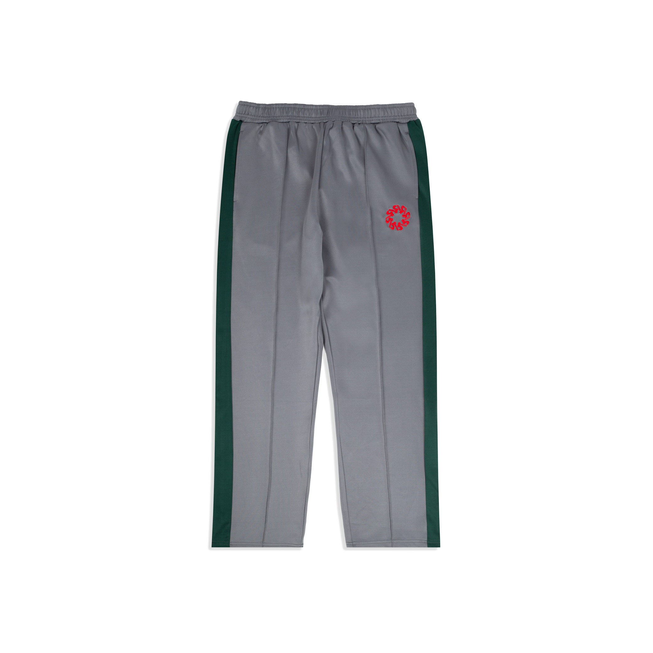 'Warm Down' Track Pant - Gray/Green/Red