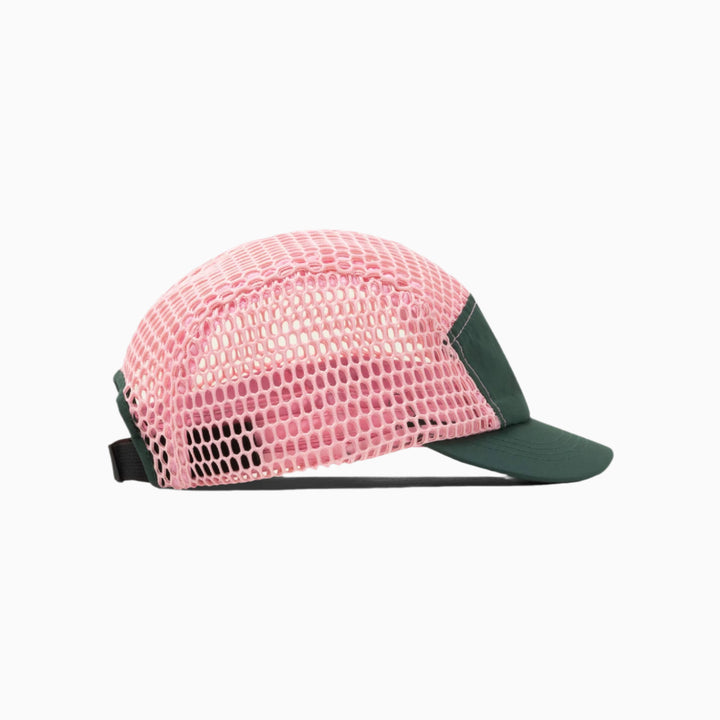 Ultra Mesh Cap - Forest Green & Pink