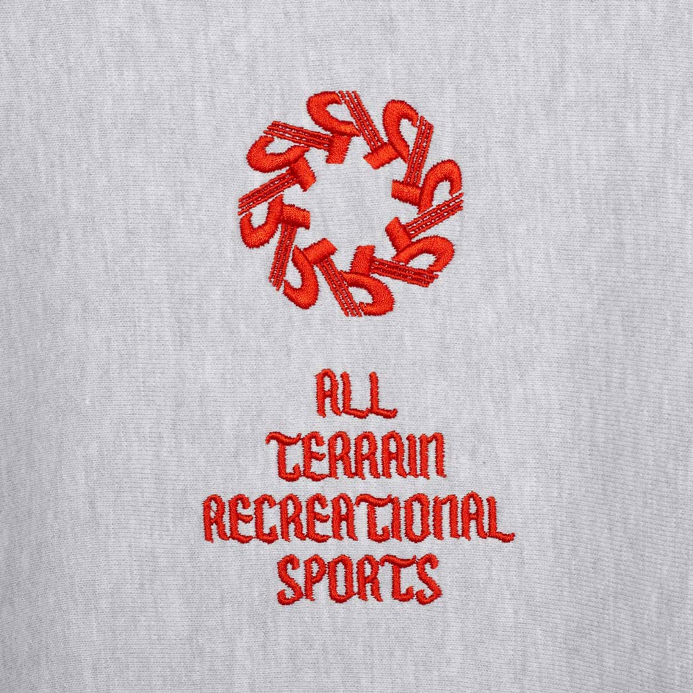 ATRS - Hoodie - Heather Gray/Red