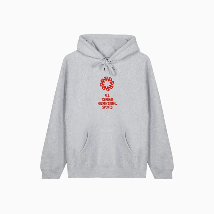 ATRS - Hoodie - Heather Gray/Red