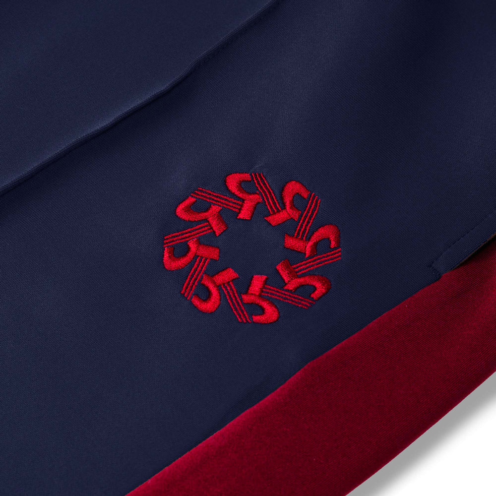 'Warm Down' Track Pant - Navy/Red